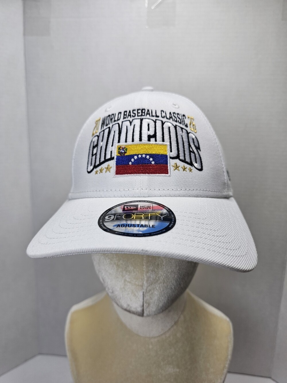 New Era Venezuela 2026 WBC Champions 9FORTY Adjustable Hat White NWT